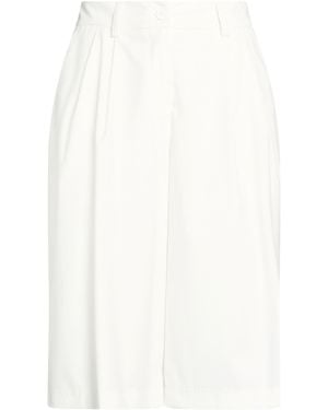 hinnominate Shorts & Bermuda Shorts Polyester, Viscose, Elastane - White