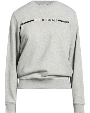 Ice Iceberg Sweatshirt Cotton, Viscose - Grey