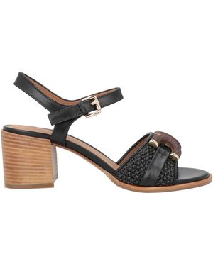 Roberto Festa Sandals Textile Fibres - Black