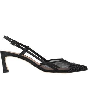J.A.P. JOSE ANTONIO PEREIRA Court Shoes - Black