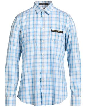Frankie Morello Shirt Cotton - Blue