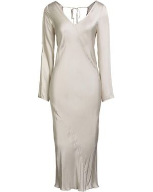 Dixie Ivory Midi Dress Viscose - White