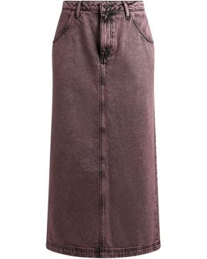 American Vintage Denim Skirt - Purple