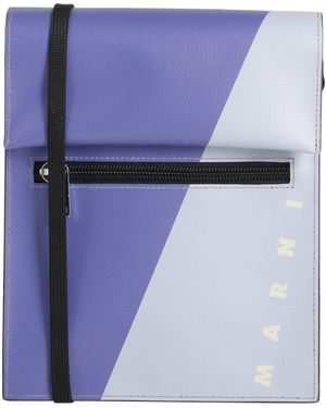Marni Cross-Body Bag Textile Fibers - Blue