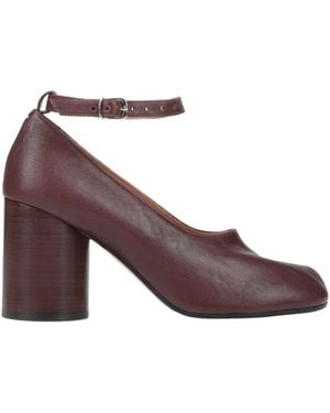Maison Margiela Court Shoes Soft Leather - Purple