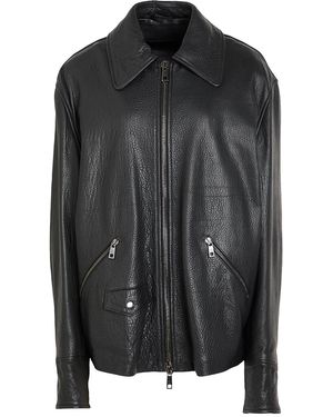 Giorgio Brato Jacket Leather - Black