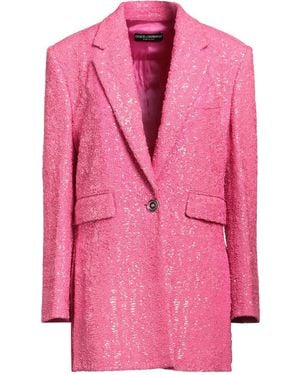 Dolce & Gabbana Sequined Blazer - Pink