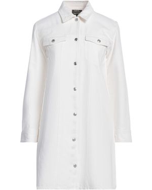 A.P.C. Minivestido - Blanco