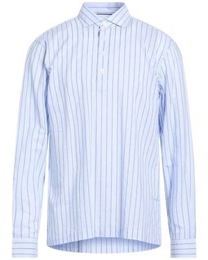 Hackett Sky Shirt Cotton, Linen - Blue