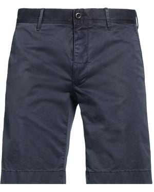 Incotex By Slowear Shorts & Bermuda Shorts Cotton, Elastane - Blue