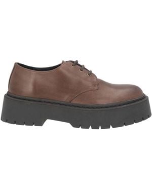 Cerruti 1881 Chocolate Lace-Up Shoes Leather - Brown