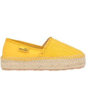 Love Moschino Espadrilles - Gelb