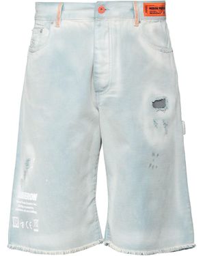 Heron Preston Denim Shorts - Blue