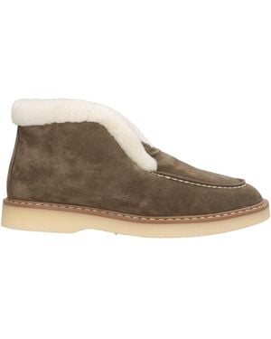 Cerruti 1881 Military Ankle Boots Leather - Brown
