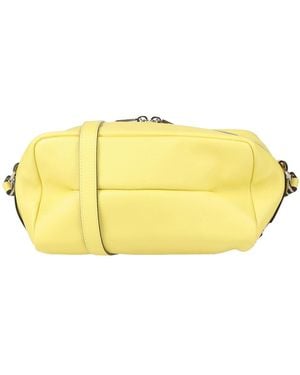 Valextra Cross-Body Bag Leather - Yellow