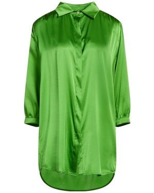 Reina Olga Shirt Silk, Elastane - Green