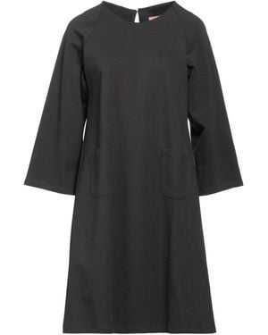 Rose' A Pois Robe courte - Noir