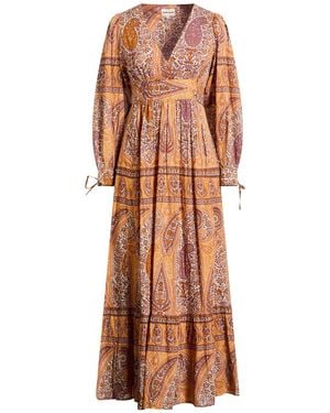 Antik Batik Maxi Dress - Orange