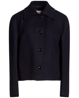 Jil Sander Midnight Coat Wool - Blue