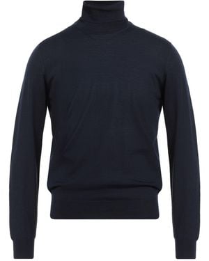 Boglioli Rollkragenpullover - Blau