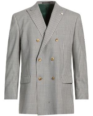 Luigi Bianchi Blazer Cotton, Silk - Gray
