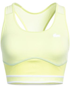 Lacoste Top Polyester, Elastane - Yellow