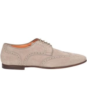 Santoni Schnürschuh - Weiß