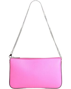 Christian Louboutin Fuchsia Shoulder Bag Calfskin - Pink