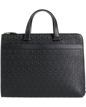 Ferragamo Handbag Calfskin - Black