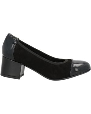 Cinzia Soft Pumps Leather - Black