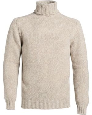 Fedeli Rollkragenpullover - Weiß