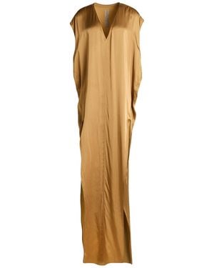 Rick Owens Maxi Dress Acetate, Viscose - Metallic