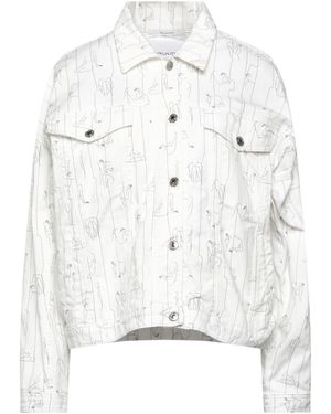 Aglini Jeansjacke/-mantel - Weiß