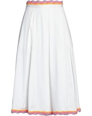 Moschino Midi Skirt - White