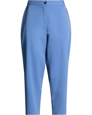 ViCOLO Trousers Polyester, Viscose, Elastane - Blue