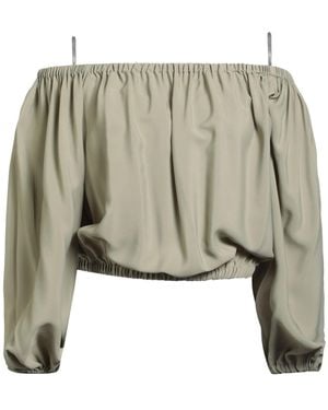 FEDERICA TOSI Top Silk, Acetate - Natural