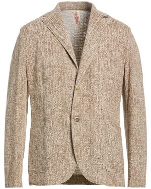 Bob Camel Blazer Cotton, Polyester, Elastane - Natural