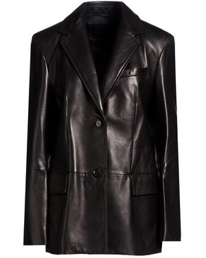 Proenza Schouler Blazer Lambskin - Black