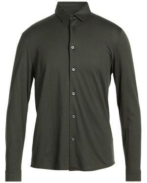 Moorer Military Shirt Cotton - Green