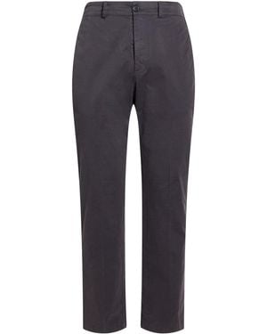 Grifoni Charcoal Pants Cotton, Elastane - Blue
