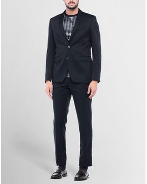 Messagerie Midnight Suit Viscose, Polyester, Wool - Blue
