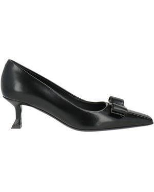 Ferragamo Pumps Leather - Black