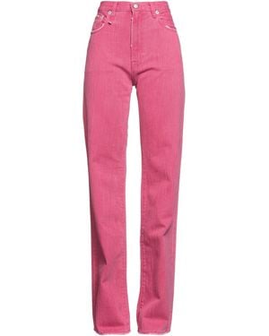 R13 Fuchsia Jeans Cotton - Pink
