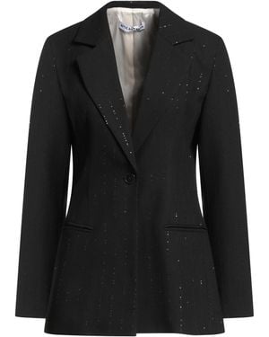 Attic And Barn Blazer Viscose, Wool, Polyamide, Polyester - Black