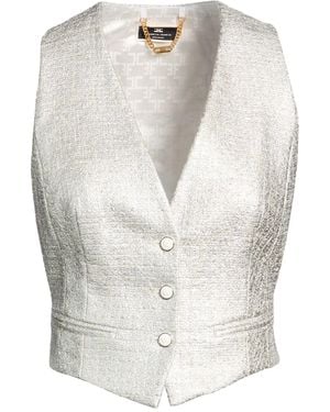 Elisabetta Franchi Tailored Vests - White