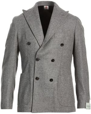 Luigi Borrelli Napoli Blazer Virgin Wool, Cashmere - Grey