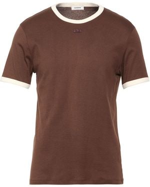 Sandro T-Shirt Cotton - Brown