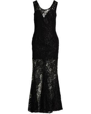 Haveone Maxi Dress Polyamide, Viscose, Polyester - Black