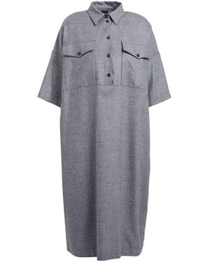 Aspesi Midi Dress Virgin Wool, Acrylic, Polyamide, Cashmere - Gray