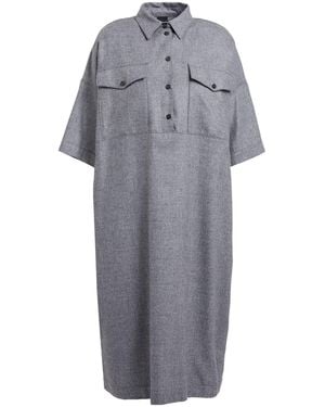 Aspesi Midi Dress Virgin Wool, Acrylic, Polyamide, Cashmere - Gray